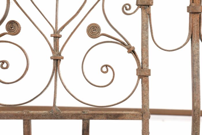 Pair 19th Century French Iron Console Tables - Image 5