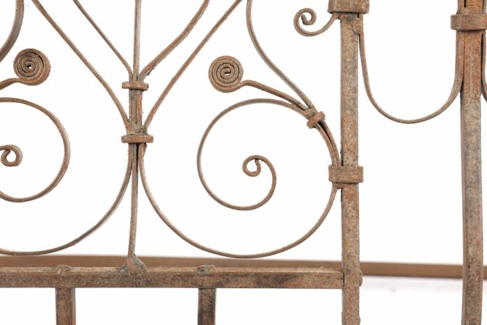 Pair 19th Century French Iron Console Tables 2046N f