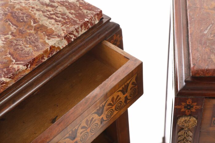 Pair French Art Deco Bedside Tables - Image 3
