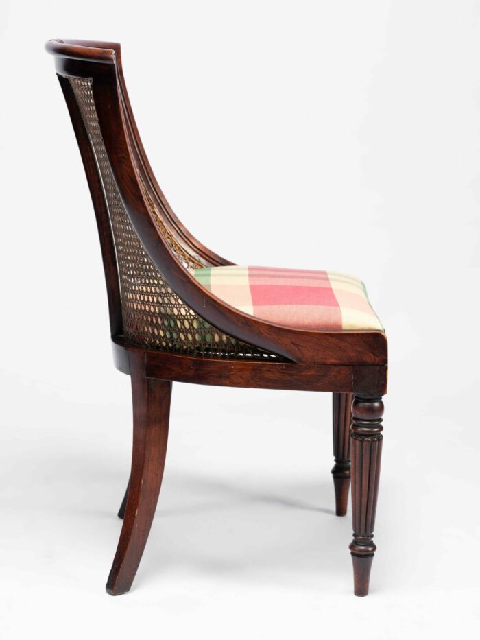 Pair 19th Century English Regency Chairs - Image 3