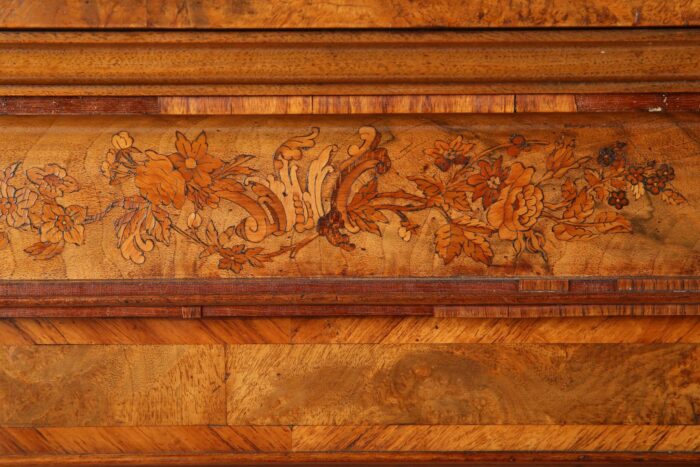 English Marquetry Pier Cabinet - Image 5