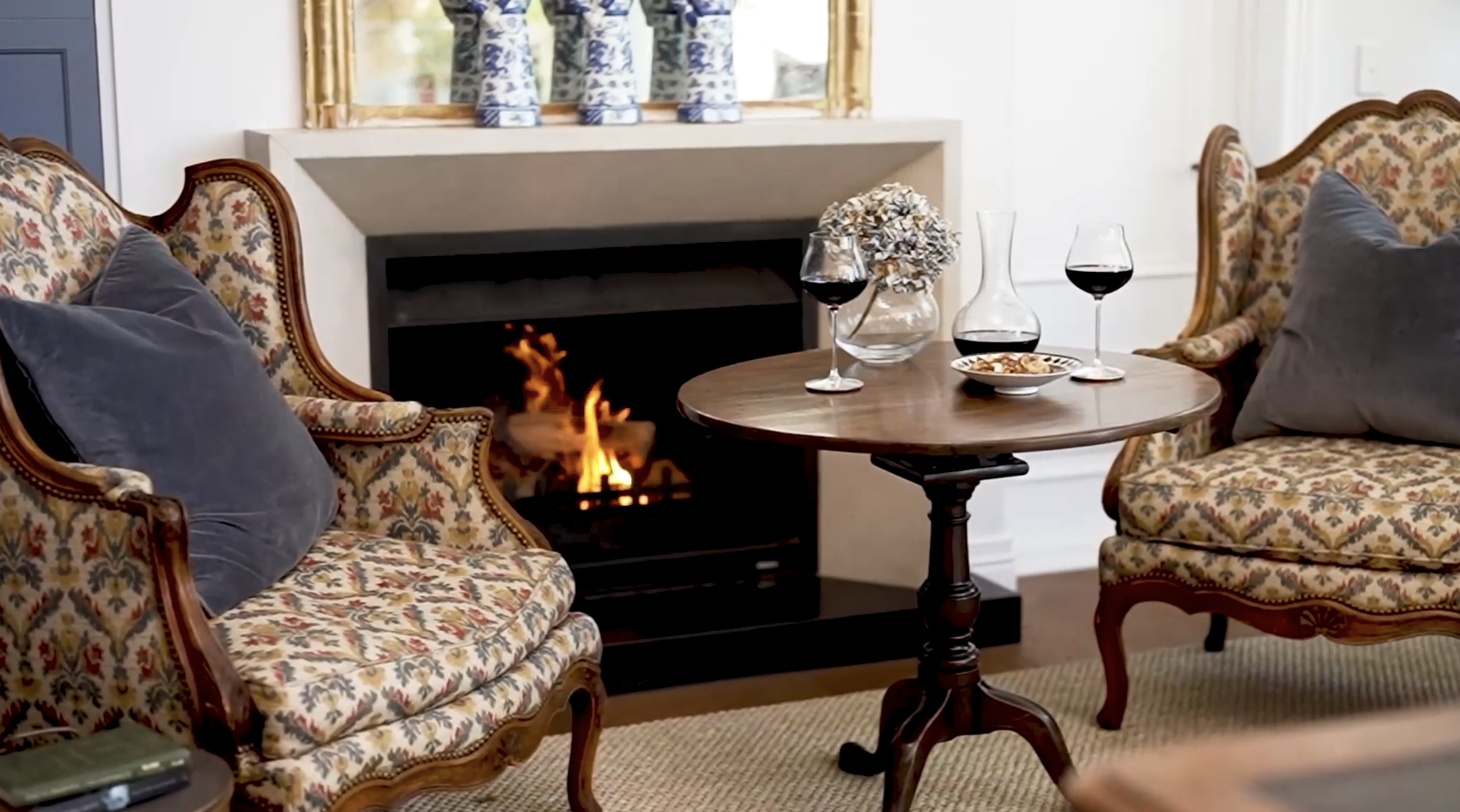 Pair 19th Century French Wing Chairs 473 pair-large-french-wing-chairs