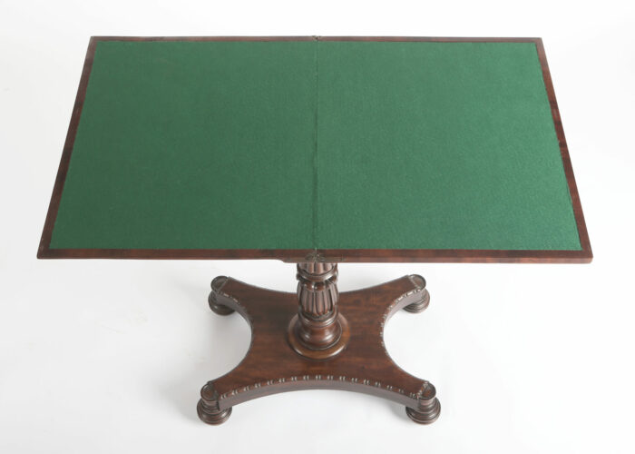 Small English Regency Gillows Mahogany Games Table - Image 3