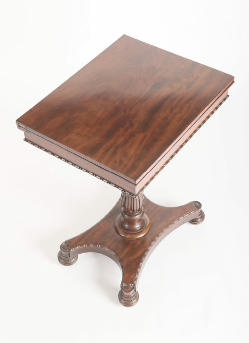Small English Regency Gillows Mahogany Games Table C59 g scaled