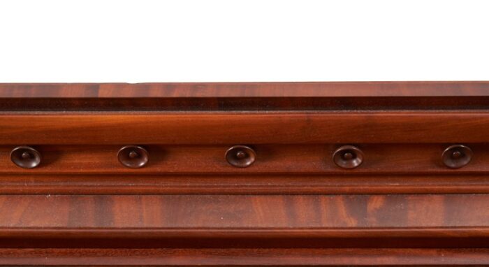 English Mahogany Antique Breakfront Bookcase - Image 4