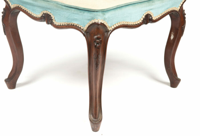 English Antique Foot Stool - Image 3