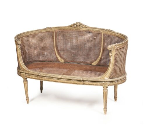 antique french settee 5A 2