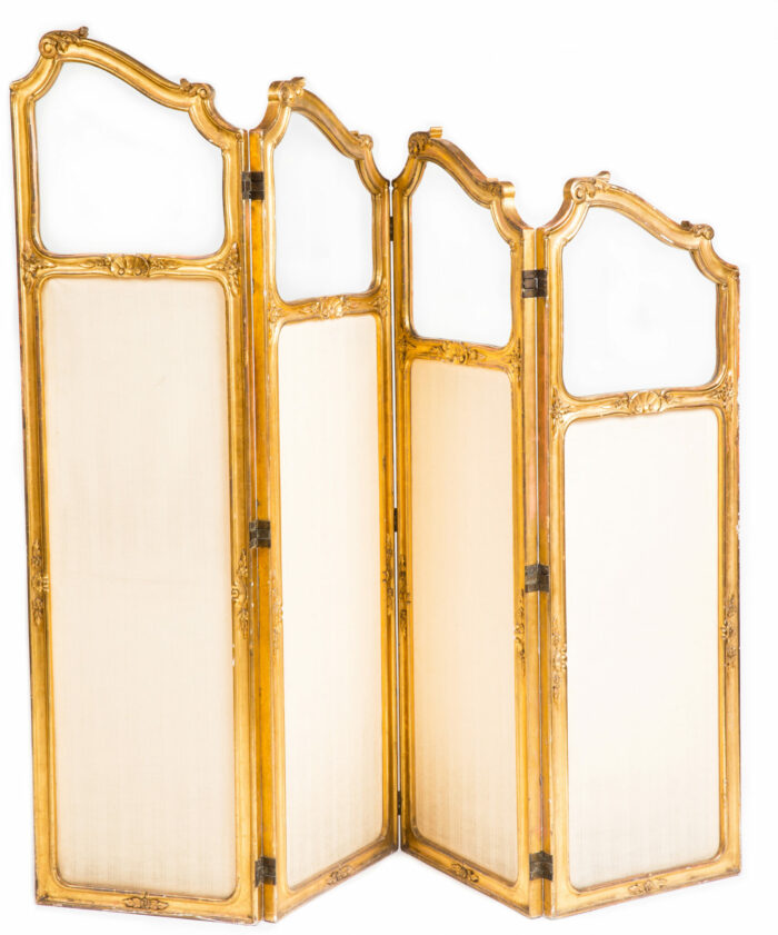 French Louis XV Gilded Screen