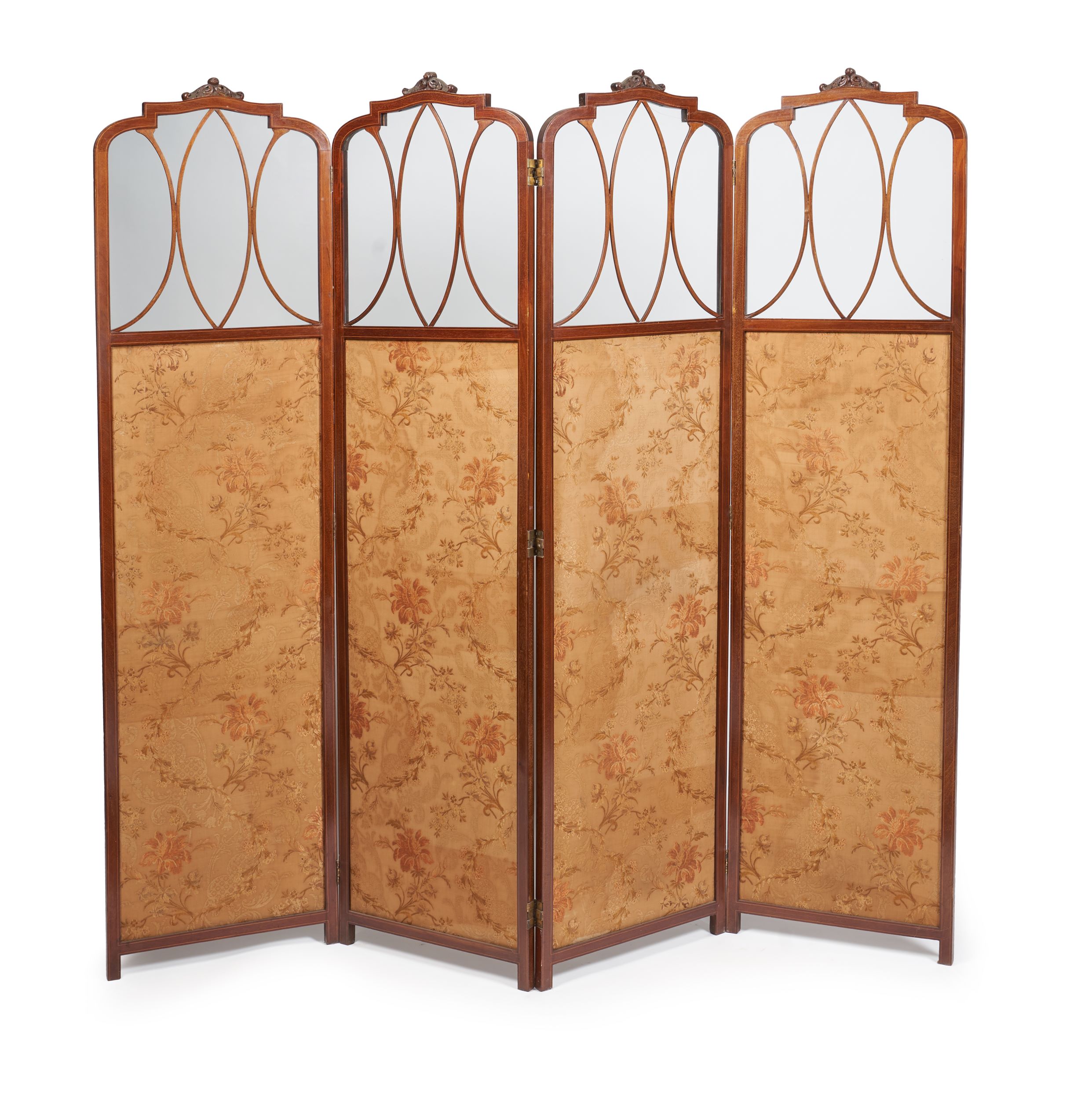 Antique Mahogany Screen Divider Wallrocks Antiques