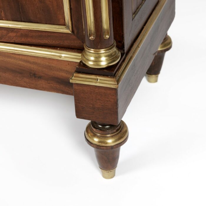 19th Century French Second Empire Mahogany 2 Door Bookcase Of Small Proportion - Image 3