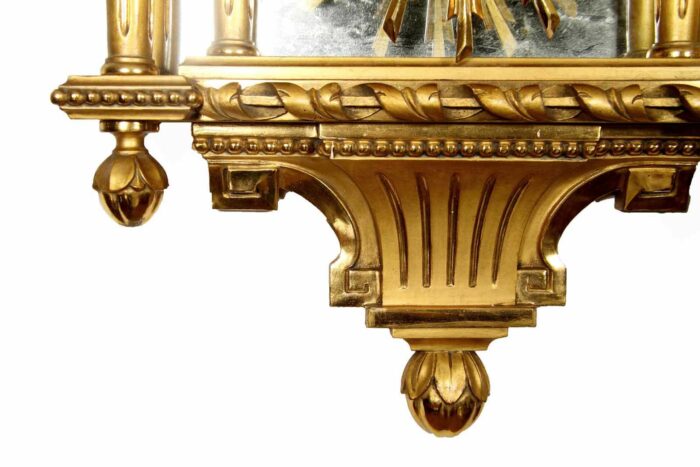 Fine 19th Century Swedish Gilt-Wood Antique Clock - Image 4