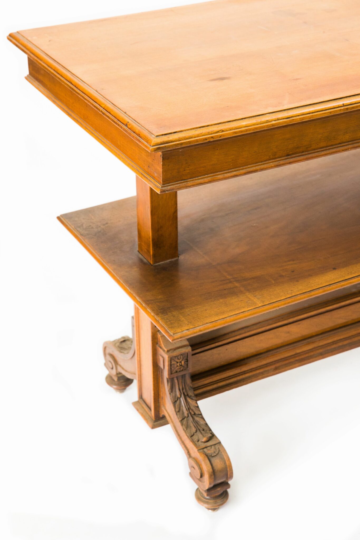 19th Century French Henri II Walnut Antique  Etagere - Image 6