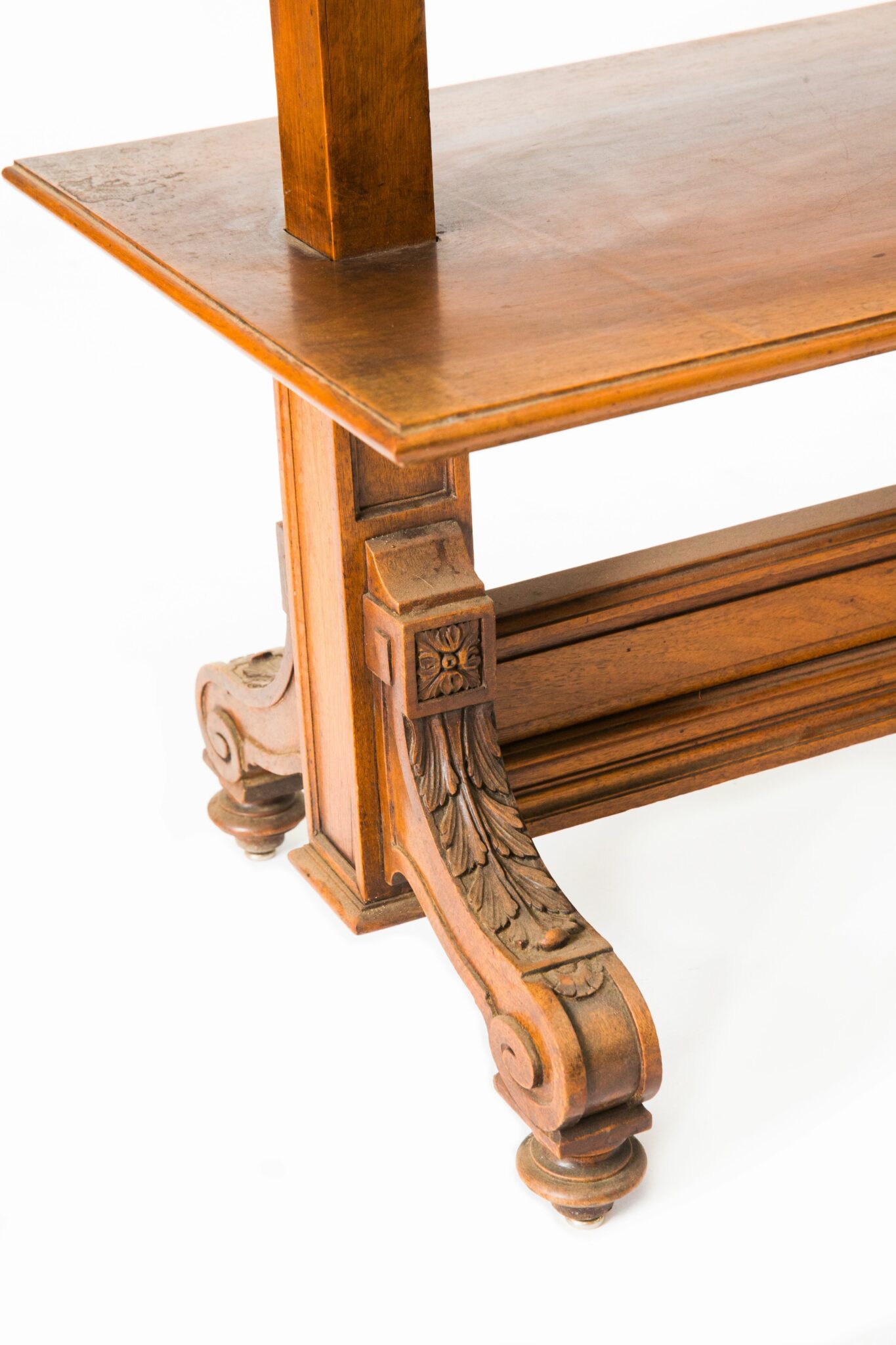 19th Century French Henri II Walnut Antique  Etagere - Image 3