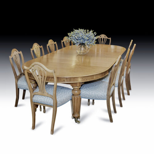 antique mahogany dining table english 52H aaa 1