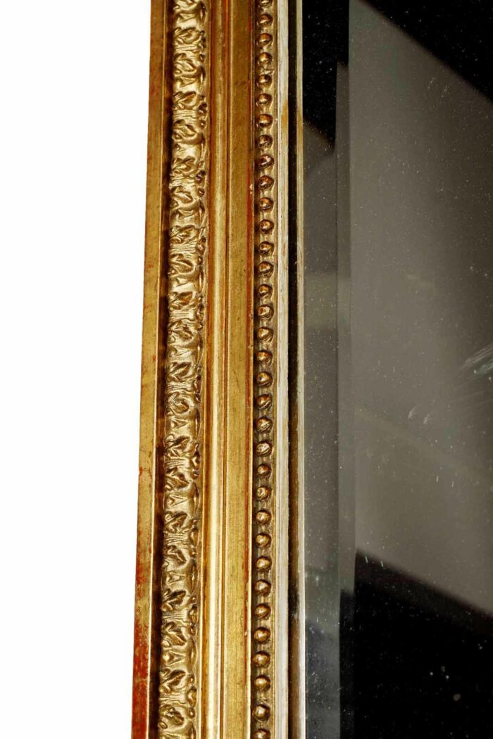 19th Century French Antique Giltwood Mirror - Image 3