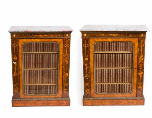 antique pair cabinets english 22f aa scaled