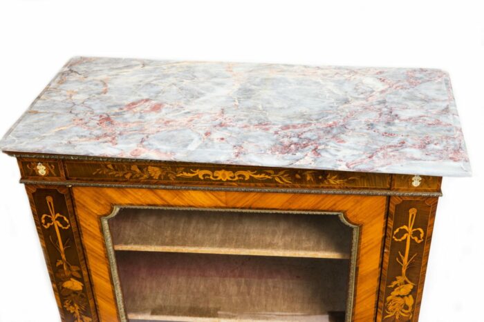 Matched Pair 19th Century Kingwood Pier Cabinets - Image 6
