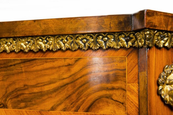 19th Century Pair Inlaid Pier Cabinets - Image 3