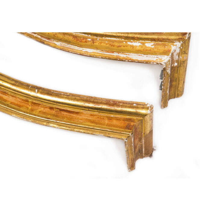 Pair 19th Century French Gilt Bedroom Coronets - Image 3