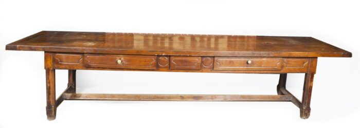 19th Century English Oak Serving Table - Image 5