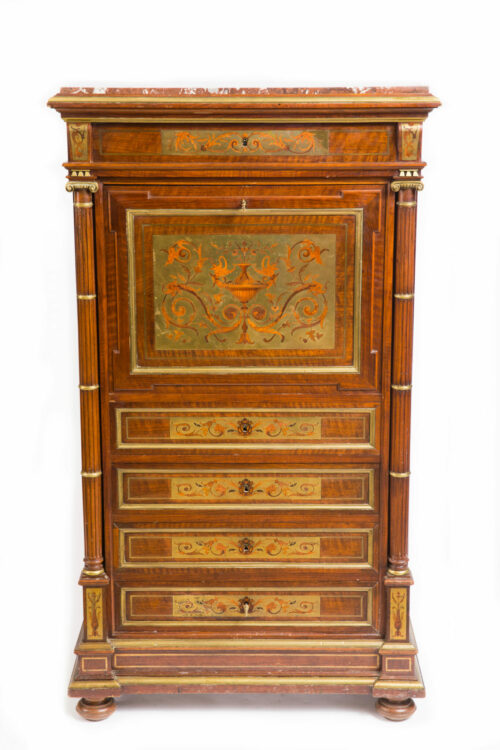 antique secretaire french 20f scaled scaled