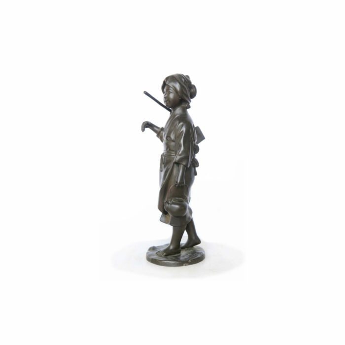 19th Century Japanese Signed Bronze - Image 3