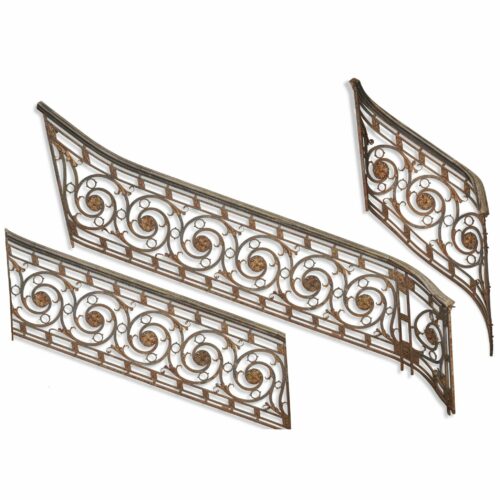 architectural antiques iron balustrade 37k a scaled