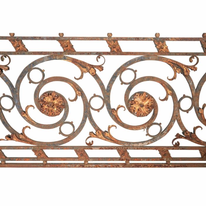 Wrought Iron Antique Balustrade - Image 3