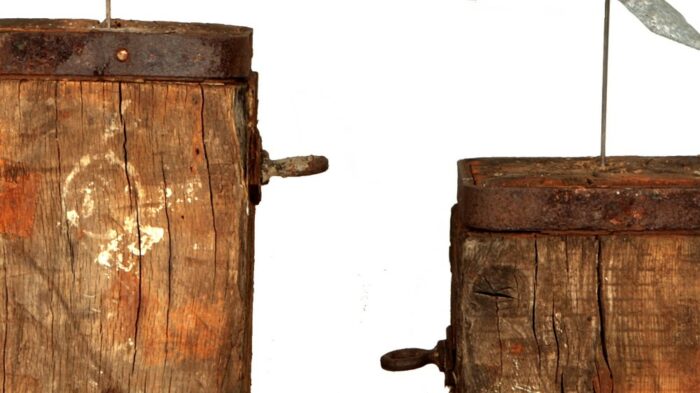 Pair Contemporary Sculpted Whales - Image 11