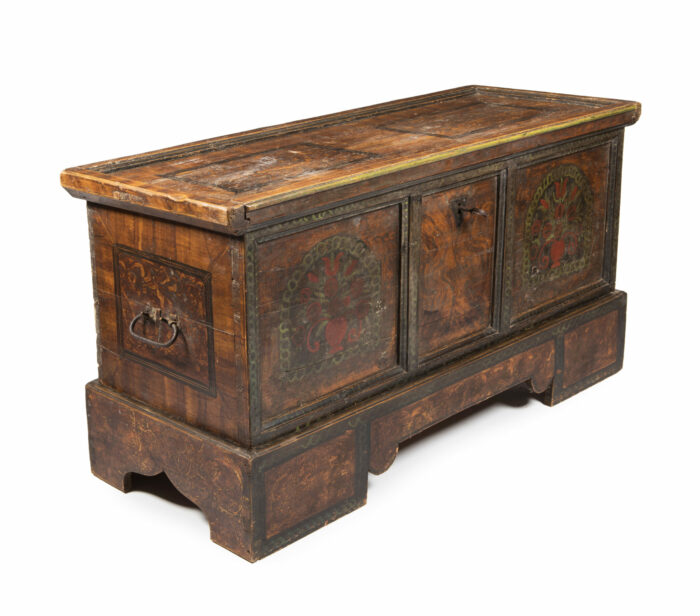 19th Century Folk Art Coffer - Image 3