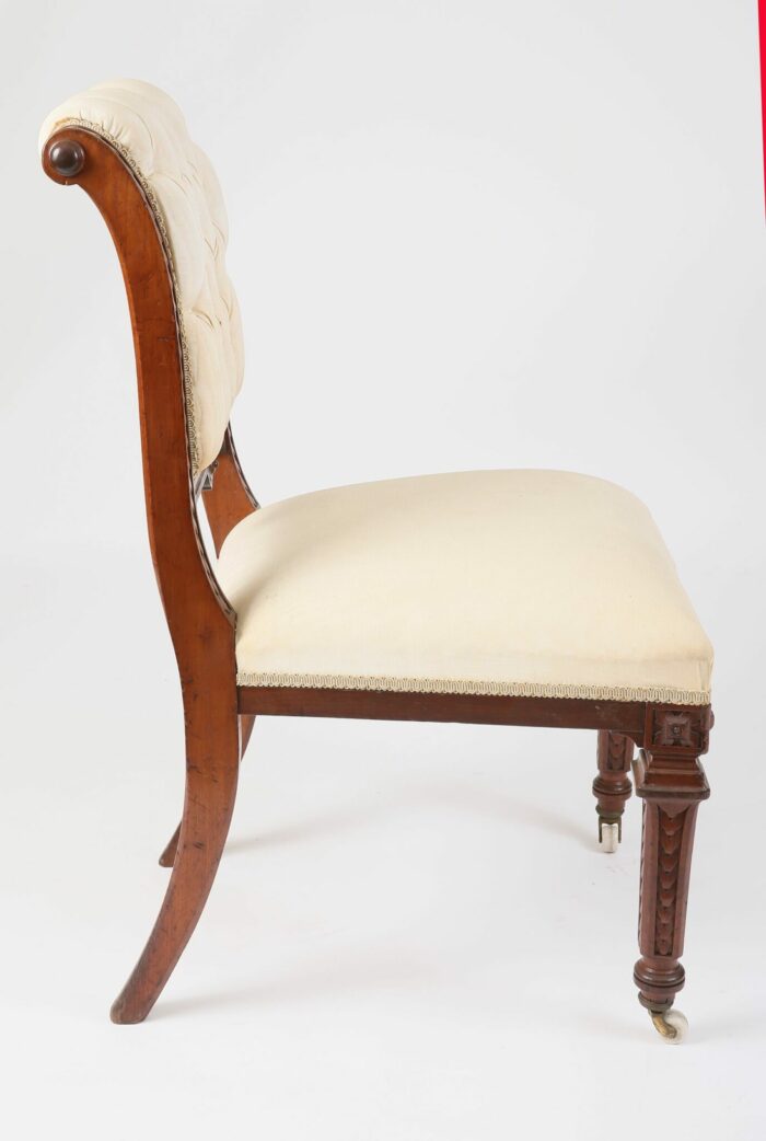 Eight English Antique Dining Chairs - Image 5
