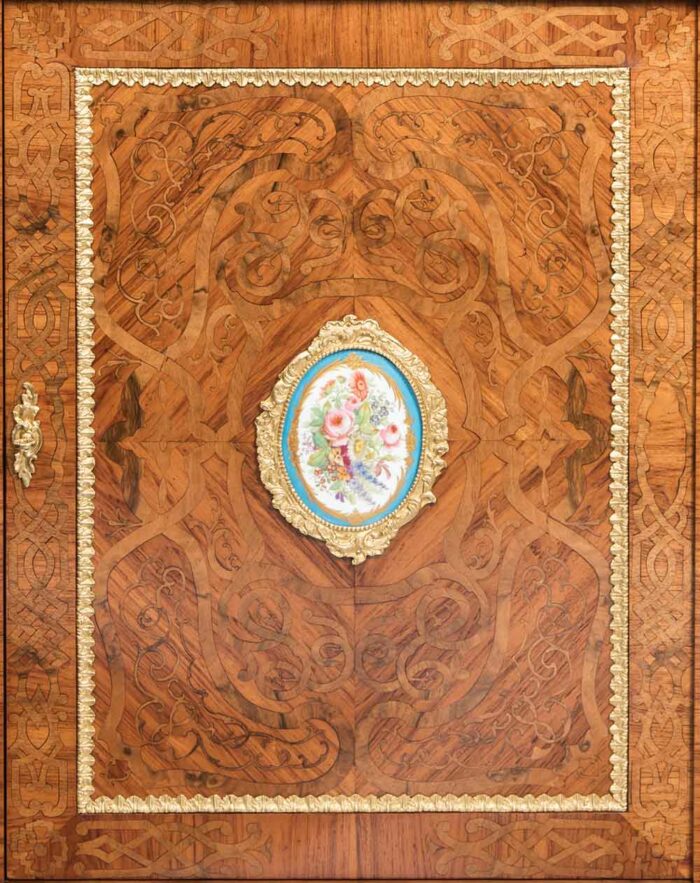 english marquetry side cabinet 401 b 1