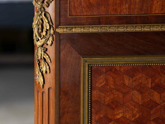 Exceptional 19th Century French Parquetry Side Cabinet - Image 3
