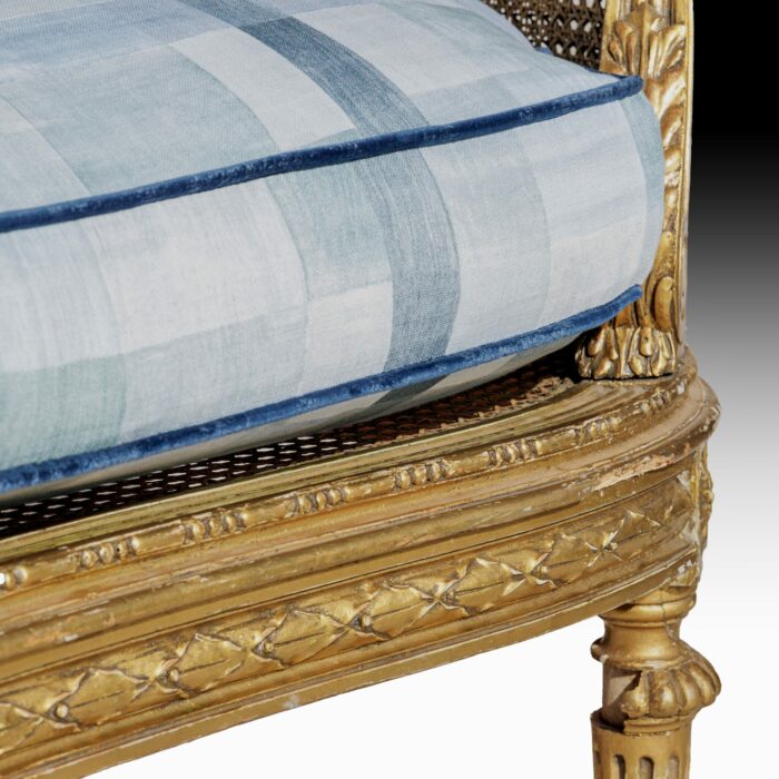 French Louis XVI Settee - Image 4