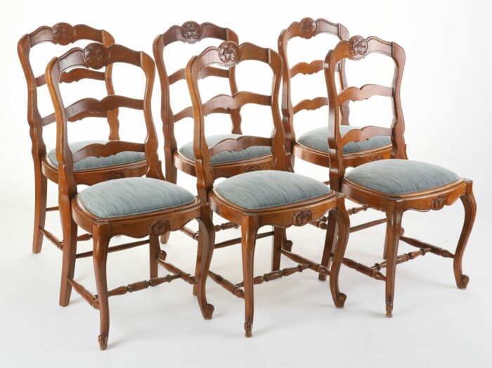 French Oak Dining Chairs - Image 2
