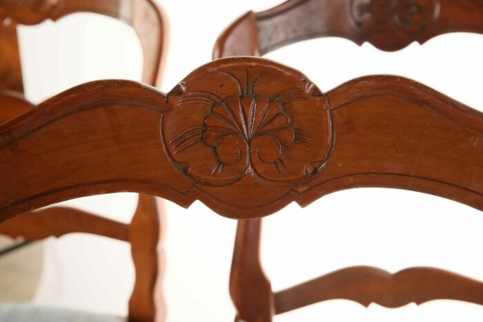 French Oak Dining Chairs - Image 4