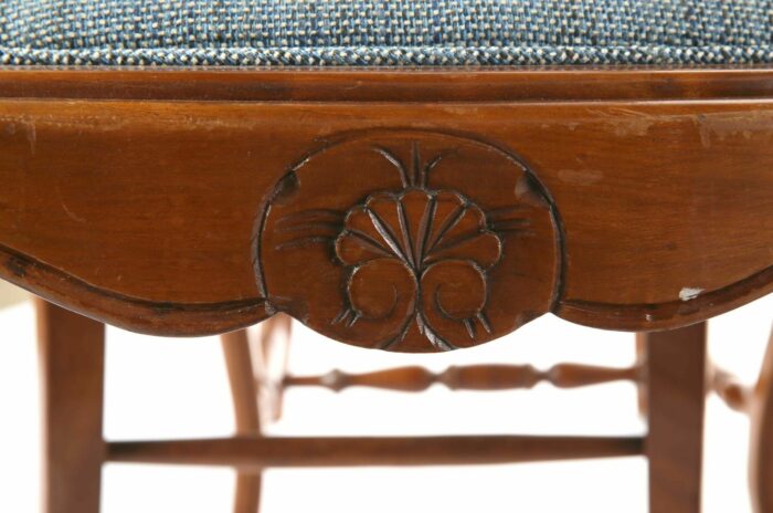 French Oak Dining Chairs - Image 3