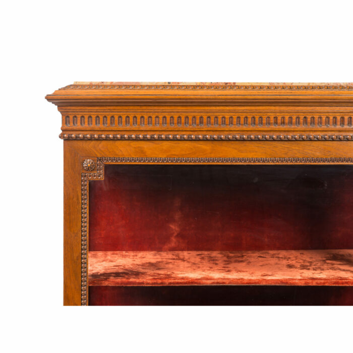 Good Quality 19th Century French Walnut Vitrine - Image 3