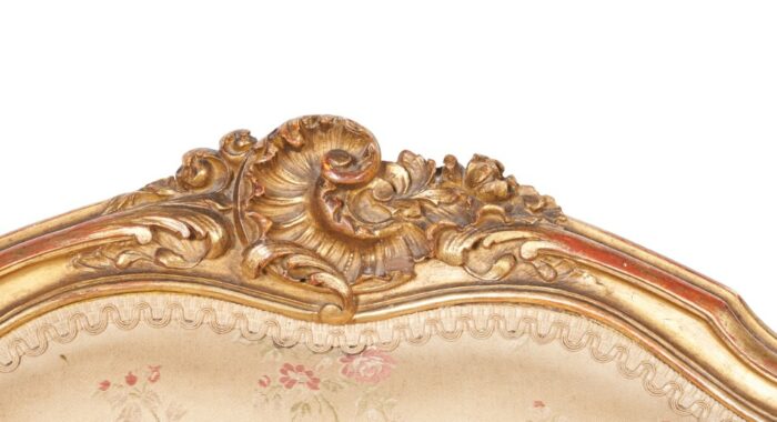 gilded louis xv armchair 09k 2