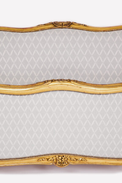 20th Century French Gilded Queen Bed - Image 5