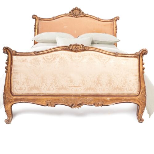 louis xv french bed antique 47k 01