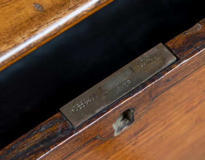 Fine 19th Century Anglo-Colonial Military Chest - Image 7