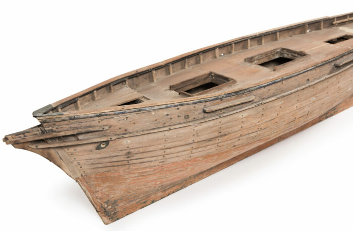 19th Century English Model Antique Sailing Schooner - Image 3