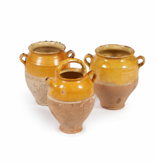 original french antique confit pots 56j scaled