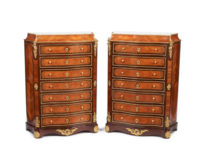 Pair-French-Inlaid-Semainier-Cabinets
