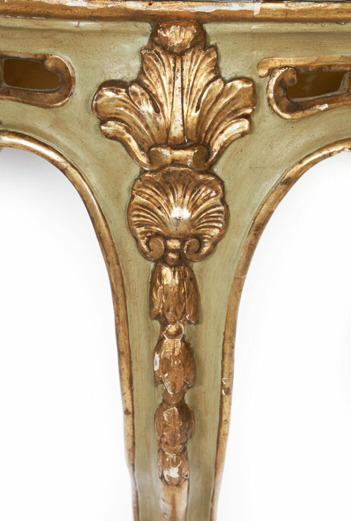 Pair Small Antique Console Tables - Image 4