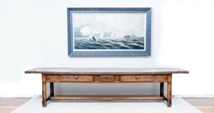 19th Century English Oak Serving Table
