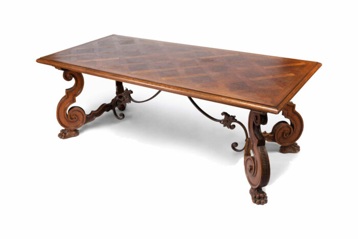 Antique-Parquetry-Dining-Table