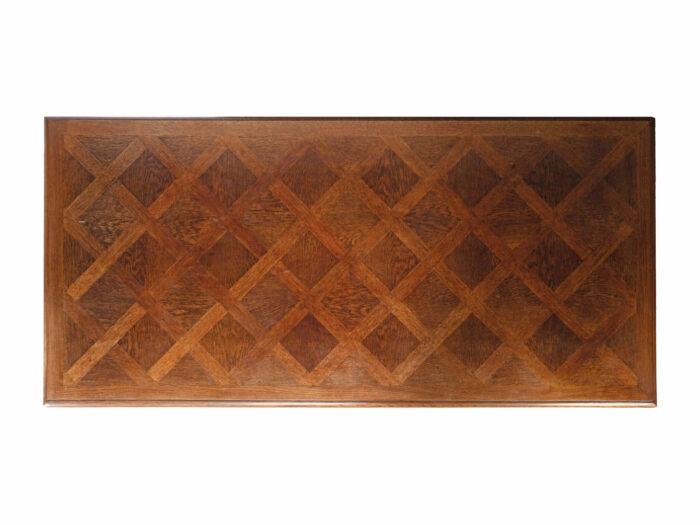 Antique Parquetry Dining Table - Image 3
