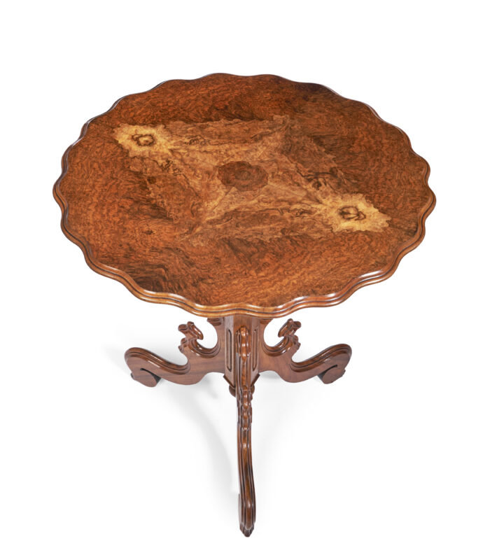 English Walnut Occasional Table - Image 4